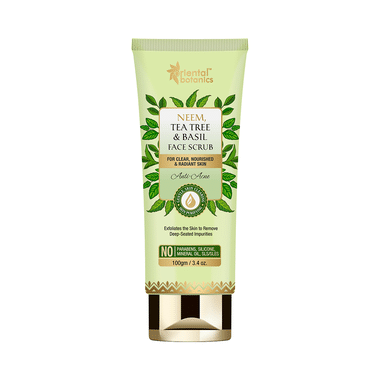 Oriental Botanics Neem, Tea Tree & Basil Face Scrub