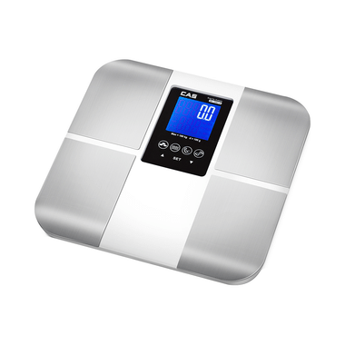 CAS Premium Digital BMI Weight Scale With Body Fat Analyzer And Fitness Body Composition Monitor Silver