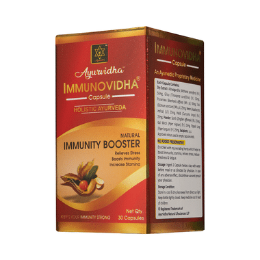 Ayurvidha Immunovidha Capsule (30 Each) Bottle