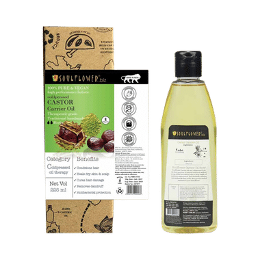 Soulflower Coldpressed Castor Carrier Oil