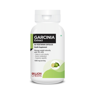 Billion Cheers Garcinia Extract Vegetarian Capsules