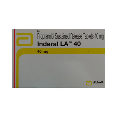 Inderal LA 40 Tablet SR