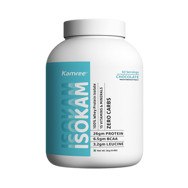 Kamree Isokam 100% Whey Protein Isolate Powder Chocolate