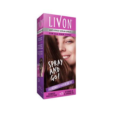 Livon Anti-Frizz Serum | Hair Care Spray For All Hair Types