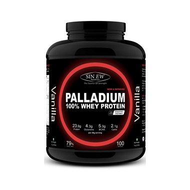 Sinew Nutrition Palladium 100% Whey Protein With Digestive Enzymes Vanilla