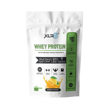 XLR8 Sports Nutrition Whey Protein Instantised Whey Protein Concentrate Mango