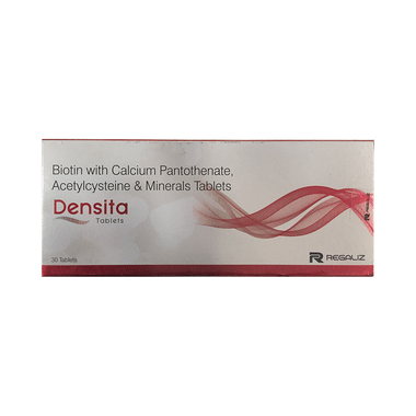 Densita Tablet With Biotin, Calcium, Acetylcysteine & Minerals