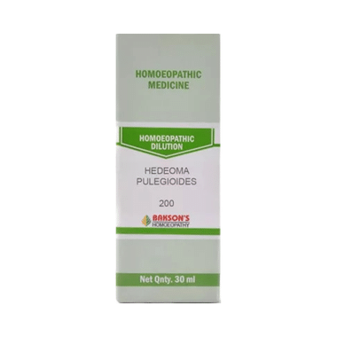 Bakson's Homeopathy Hedeoma Pulegioides Dilution 200