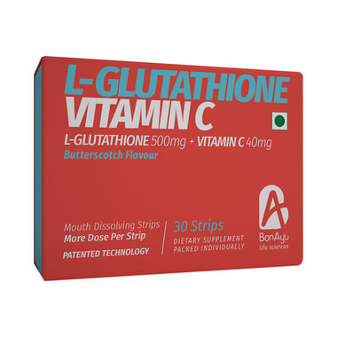 BonAyu Glutathione + Vitamin C Mouth Dissolving Strip