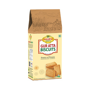 Dhampur Green Gur Atta Biscuit