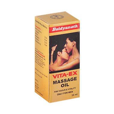 Baidyanath Vita EX Massage Oil | For Vigour & Vitality in Men