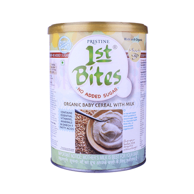 Pristine 1st Bites No Added Sugar (6 Months - 24 Months) Baby Cereal With Milk Wheat