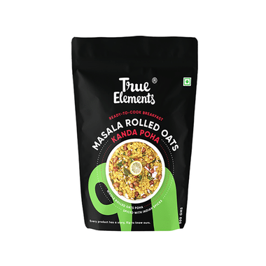True Elements Masala Rolled Oats With Fibre, Protein & Antioxidants For Keto Friendly Diet