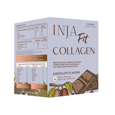 Inja Fit Collagen For Muscle, Joint & Tissue Health | Flavour Powder Chocolate