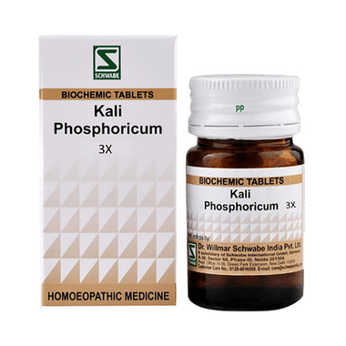 Dr Willmar Schwabe India Kali Phosphoricum Biochemic Tablet 3X