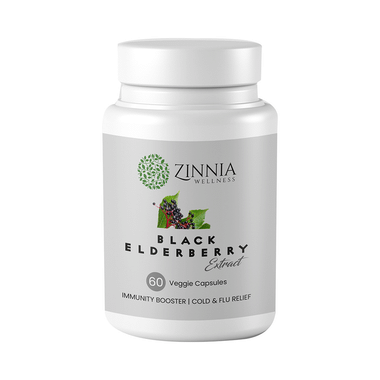 Zinnia Wellness Black Elderberry Extract Veggie Capsule