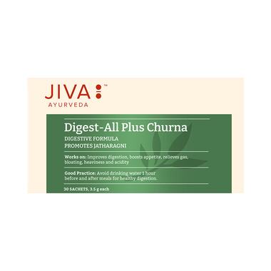 Jiva Digest-All Plus Churna | Supports Gut Health (3.5gm Each)