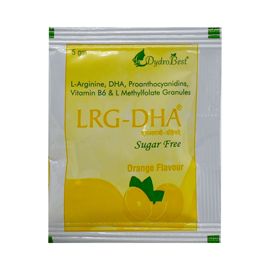 Lrg-Dha Granules Orange Sugar Free