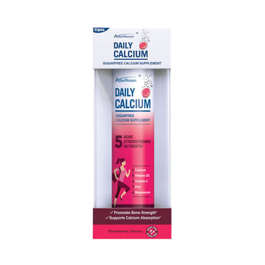 ActivWomen Daily Calcium Supplement Strawberry Sugar Free