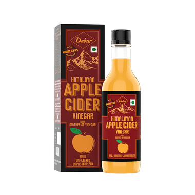 Dabur Himalayan Apple Cider Vinegar with Mother of Vinegar Raw,Unfiltered,Unpasteurized