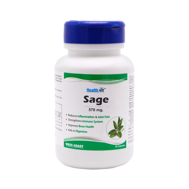 HealthVit Sage 570mg Capsule