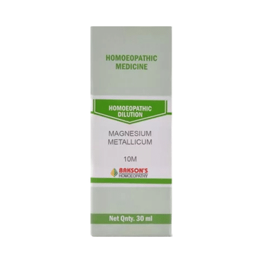 Bakson's Homoeopathy Dilution Magnesium Metallicum 10M