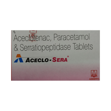 Aceclo Sera 100mg/325mg/15mg Tablet