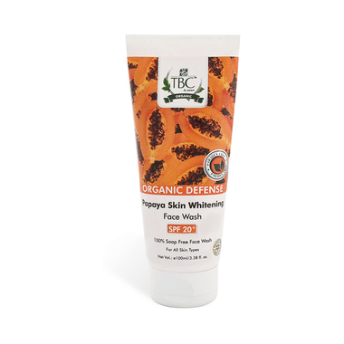 TBC Organic Defense Papaya Skin Whitening Face Wash