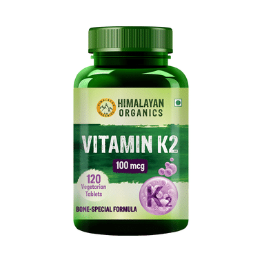 Himalayan Organics Vitamin K2 100mcg Vegetarian Tablet