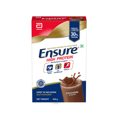 Ensure High Protein Drink For Physically Active Adults | Powder Chocolate