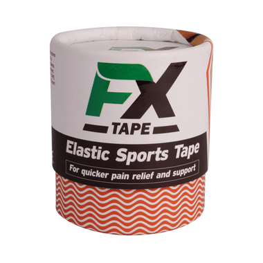 FX Elastic Sports Tape (20 Precut) 10 Inch Orange