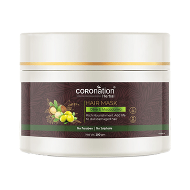 Coronation Herbal Olive & Macadamia Hair Mask (200gm Each)