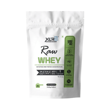 XLR8 Sports Nutrition Raw Whey Instantised Whey Protein Concentrate 80% Unflavoured