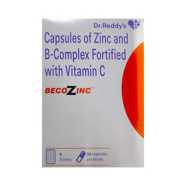 Becozinc  Capsule Helps Overcome Vitamin & Mineral Deficiency, Boosts Immunity