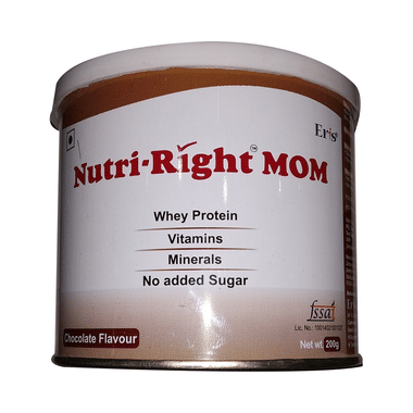 Nutri-Right Mom With Whey Protein, Vitamins & Minerals | Flavour Powder Chocolate