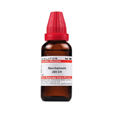 Dr Willmar Schwabe India Saccharinum Dilution 200 CH