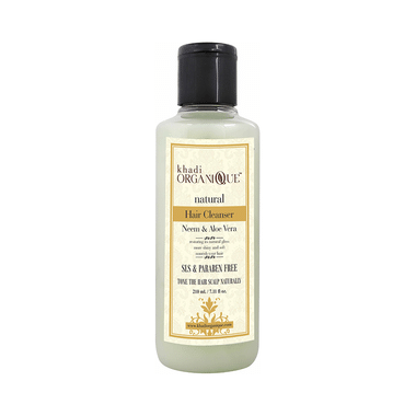 Khadi Organique Natural Hair Cleanser Neem Aloe Vera SLS Paraben Free