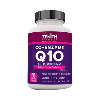 Zenith Nutrition Coq10 100mg Capsule
