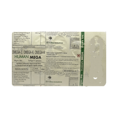 Human-Mega Softgel Capsule