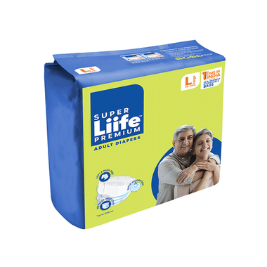 Super Liife Premium Adult Diaper (20 Each) Large