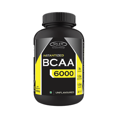 Sinew Nutrition Instantized BCAA 2:1:1 Powder Unflavoured