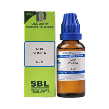 SBL Nux Vomica Dilution Dilution 6 CH