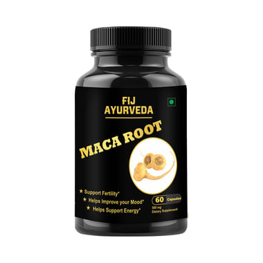 Fij Ayurveda Maca Root 500mg Capsule