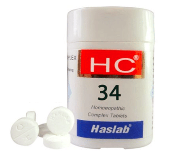 Haslab HC 34 Merc. Sol. Complex Tablet