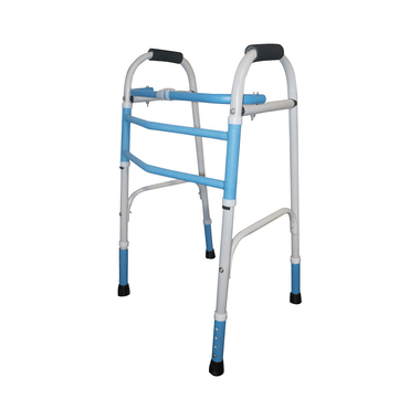 EASYCARE EC909 Aluminium Foldable Walker Walking Stick Silver