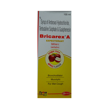 Bricarex A Expectorant Apple Sugar Free