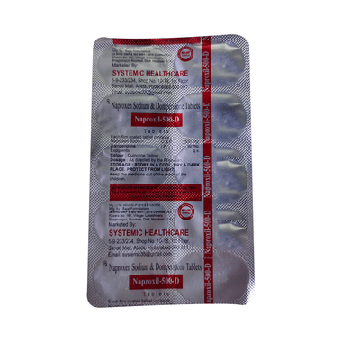 Naproxil 500 D Tablet
