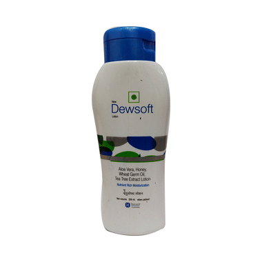 New Dewsoft Moisturising Lotion with Aloe Vera, Wheat Germ Oil & Tea Tree Extract