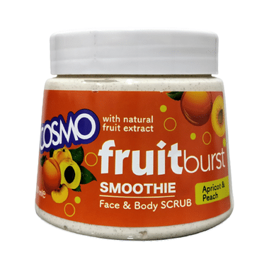 Cosmo Fruit Burst Smoothie Face & Body Scrub Apricot & Peach