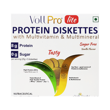 Voll Pro Lite Protein Diskettes With Multivitamin & Multimineral Sugar Free